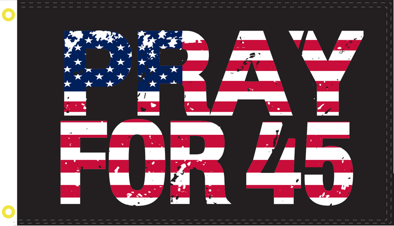 Pray For 45 Flag Rough Tex ® 2'x3' 100D
