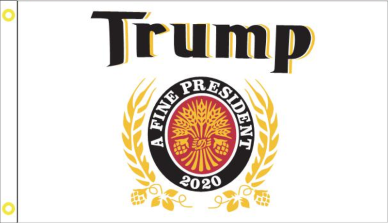 Trump A Fine President 3'X5' Flag Rough Tex® 100D