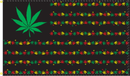American Black Rasta Leaf 3'x5' 100D Flag Rough Tex ® Jamaican Weed
