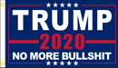TRUMP NO MORE BULLSHIT FLAG 68D NYLON ROUGH TEX ® 5X8  FEET