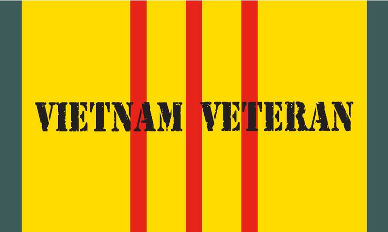 VIETNAM VETERAN US MILITARY SERVICE RIBBON FLAG 100D ROUGH TEX ® 3'X5'