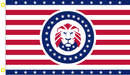 DONALD J. TRUMP LION HERALDRY PRESIDENT 45 FLAG 100D 3X5 ROUGH TEX ®