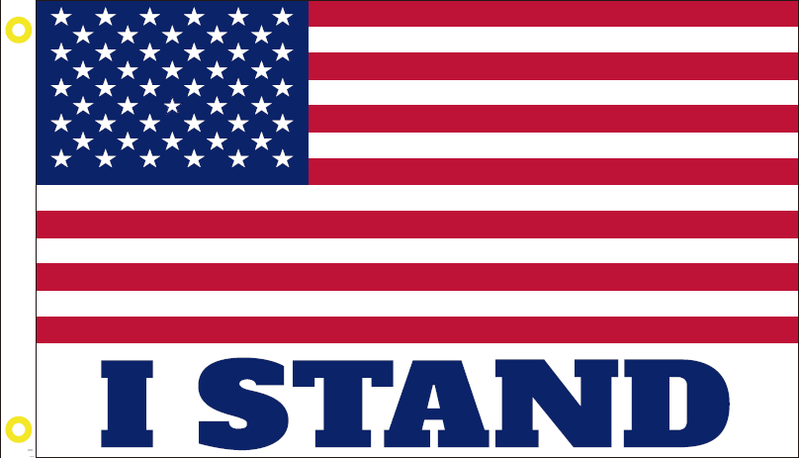 I Stand USA 3'x5' ROUGH TEX ® 100D