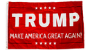 Trump MAGA Red IV Campaign Flag 2x3' feet Rough Tex ® 68D NYLON