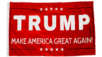 Trump MAGA Red IV Campaign Double Sided Flag 3'X5' feet Rough Tex ® 68D NYLON