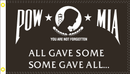 3'X5' POW MIA ALL GAVE SOME SOME GAVE ALL FLAG 100D ROUGH TEX ®