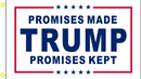 PROMISES MADE TRUMP PROMISES KEPT double sided 3'x5' Flag Rough Tex ® 100D