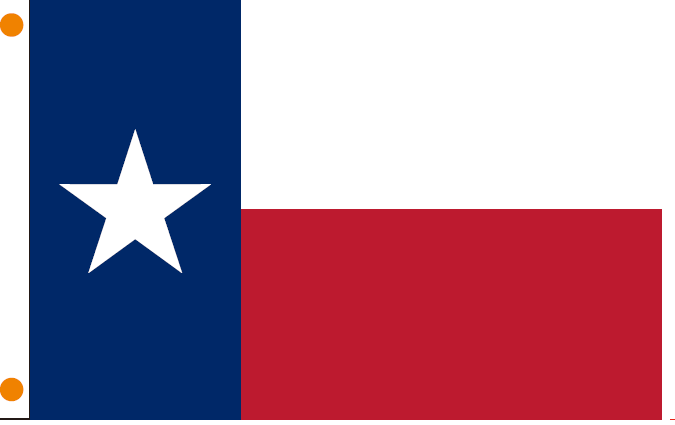 3'X5' TEXAS FLAG 100D ROUGH TEX ® 3x5 Feet