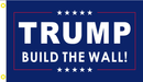 TRUMP BUILD THE WALL FLAG 100D 3X5 ROUGH TEX ®