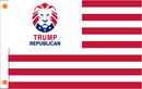 3'X5' TRUMP LION USA DOUBLE SIDED FLAG 100D ROUGH TEX ®