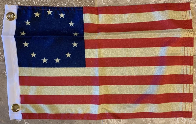 Vintage Betsy Ross Flag With Grommets 12'X18' Rough Tex® 100D