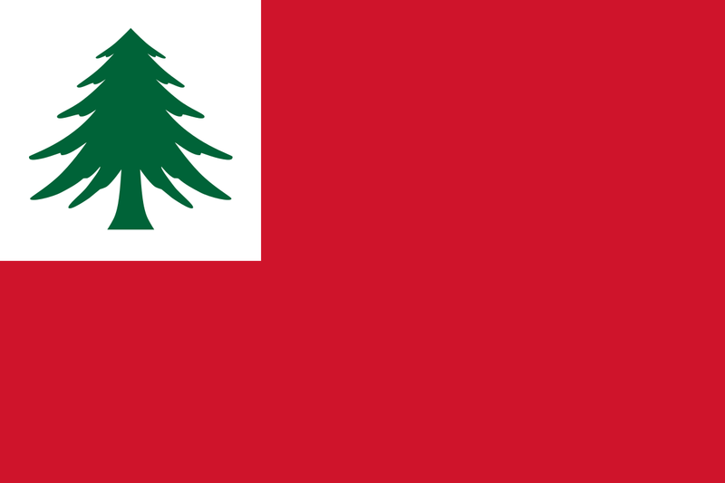 3rd New England 3'X5' Embroidered Flag ROUGH TEX® 600D
