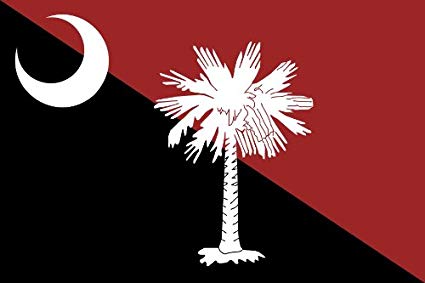 South Carolina Garnet And Black - 3'x5' Single Sided Flag Rough Tex® 68D