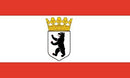 Berlin Historical State Crown Flag With Grommets 12'X18' Rough Tex® 100D