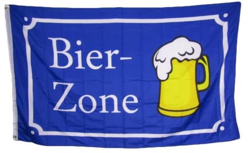 Bier Zone 3'X5' Flag Rough Tex® 100D