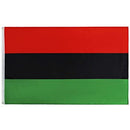 Afro American Tri Color 3'X5' Flag Rough Tex® 68D Nylon