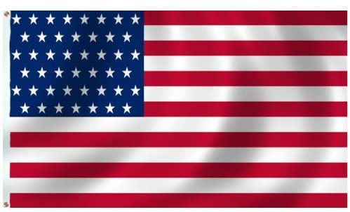 United States of America 45 Stars Historical Nylon EMBROIDERED 3'X5' Flag ROUGH TEX® 600D 2-PLY