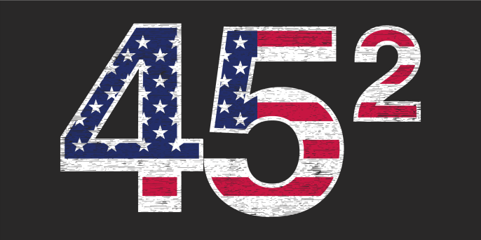 45² (Squared) 3'x5' Flag Rough Tex® 100D