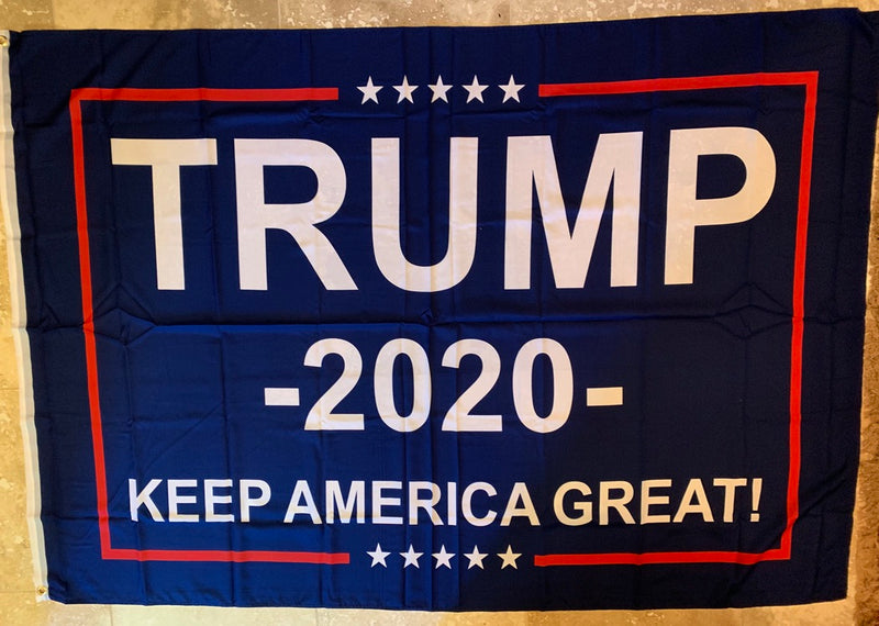 TRUMP 2020 KAG BLUE KEEP AMERICA GREAT KAG 4'X6' FLAG ROUGH TEX ® 150D NYLON