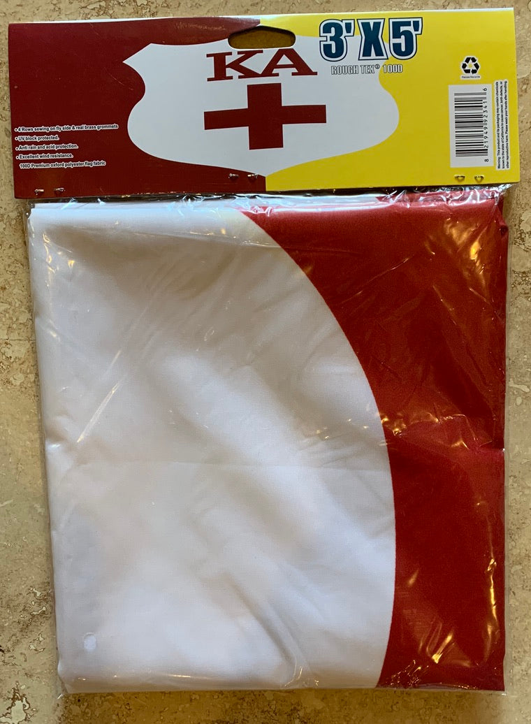Kappa Alpha Order Supplemental KA 3'X5' Flag- Rough Tex ®100D