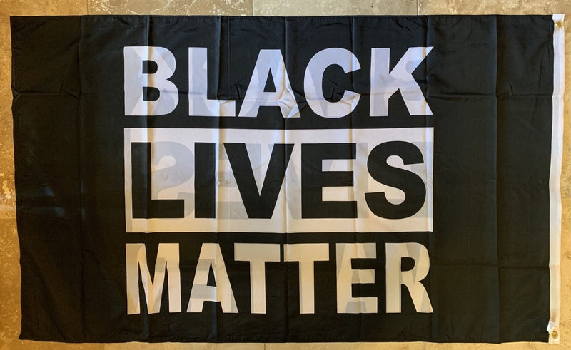 Black Lives Matter 3'X5' Double Sided Flag Rough Tex® 100D