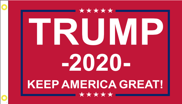 TRUMP 2020 RED KAG KEEP AMERICA GREAT! 4'X6' Rough Tex® 100D
