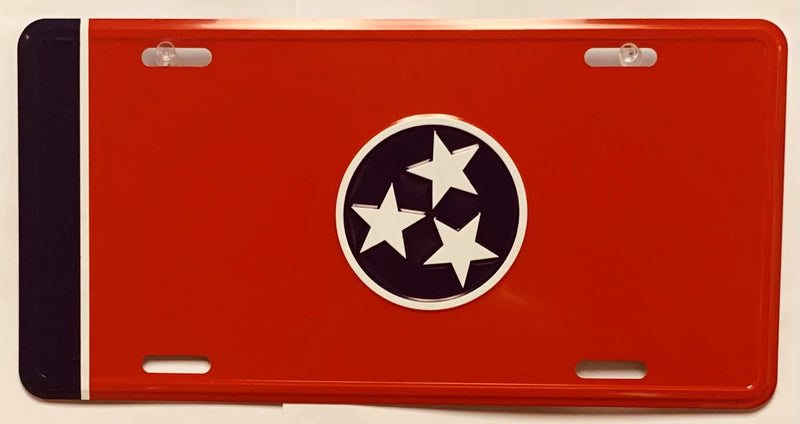 Tennessee Embossed License Plate
