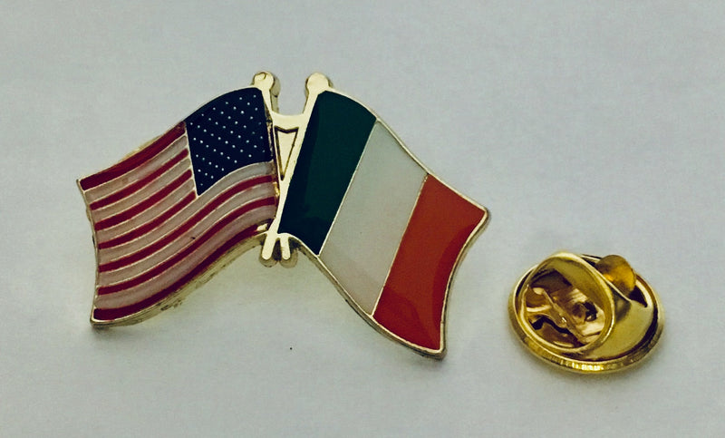 USA France Friendship Flag Lapel Pin French American