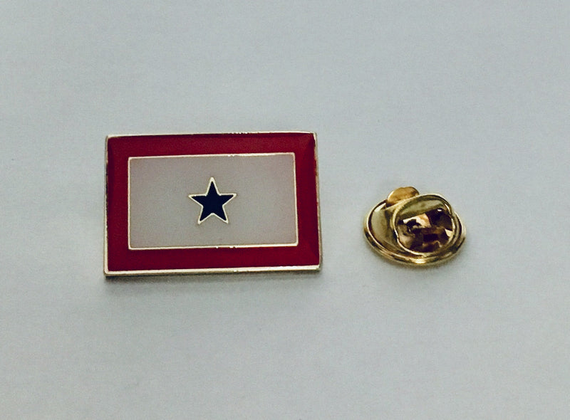 Service Star- Cloisonne Hat & Lapel Pin