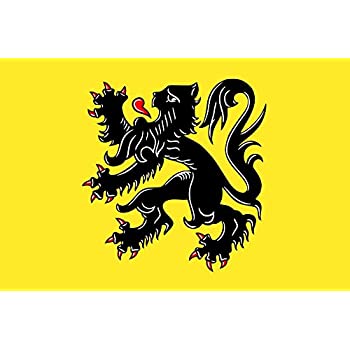 Flanders Flag 12''X18'' Stick Flags - Rough Tex ®100D