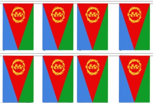 Eritrea 12' Foot Long Bunting String Flag - Rough Tex ®100D