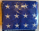 Vintage 48 Star USA American Flag 3'X5 tea stained Cotton Embroidered Stars Sewn Stripes
