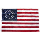 United States of America Circle 34 Stars  Nylon EMBROIDERED 3'X5' Flag ROUGH TEX® 300D