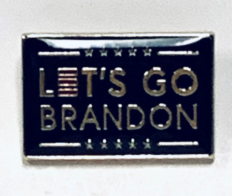Let's Go Brandon Red E Lapel Pin