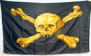 Skull and Bones 3'X5' Flag ROUGH TEX® 100D Old Pirate