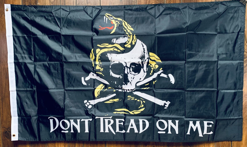 Pirate Gadsden 3'x5' Flag ROUGH TEX® 68D Nylon