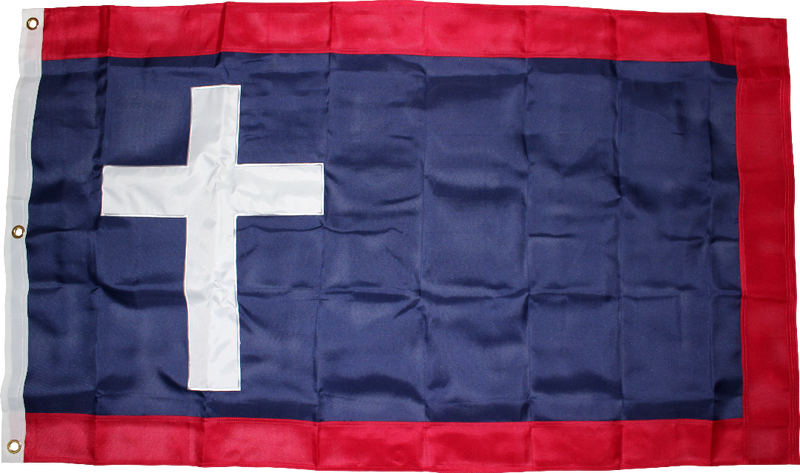 Missouri Battle Christian Flag 3x5 cotton canvas original embroidered & sewn