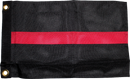 Thin Red Line Fire Fighter Memorial Nylon EMBROIDERED 3'X5' Flag ROUGH TEX® 600D 2-PLY