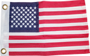 USA 12x18 inches Boat Flags Dura-Lite ™ 600D 2 Ply Boat Flag Embroidered