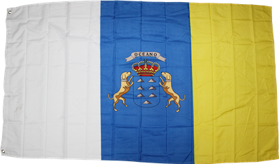 Canary Islands Spain Flag 3x5ft 100D