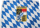 Bavaria with Crest (German State) 2'x3' Rough Tex 100D Flag