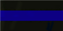 Police - Thin Blue Line Bumper Sticker - Large