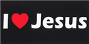I "Heart" Jesus Bumper Sticker
