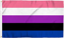 Genderfluid 3'X5' Flag Rough Tex ® 100D