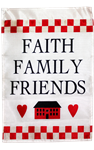 Faith Family Friends Garden Flag 100D