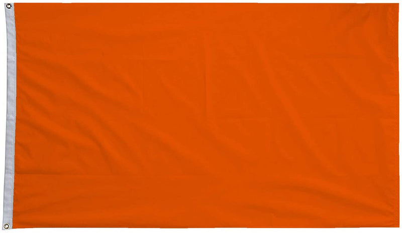 Orange 3'X5' Flag Rough Tex® 68D Nylon