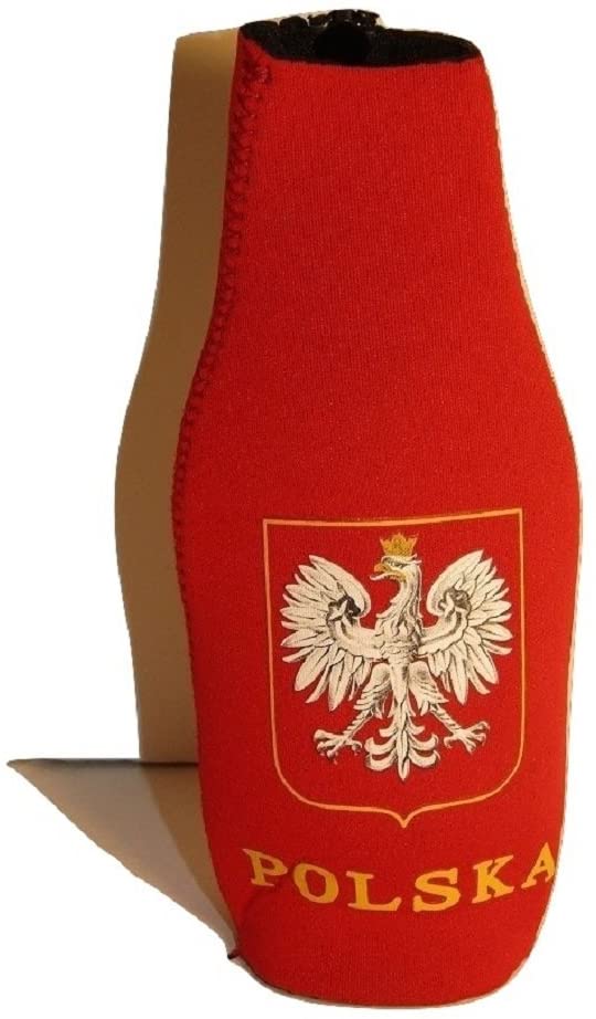 Old Poland With Eagle Neoprene Bottle Jackets Koozie