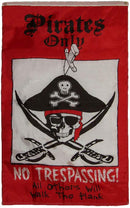 Pirates Only No Trespassing 3'X5' Flag ROUGH TEX® 100D