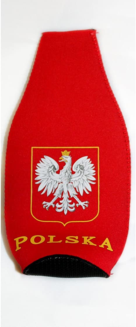 Old Poland With Eagle Neoprene Bottle Jackets Koozie