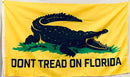 Don't Tread On Florida Gator 3'X5' Flag Rough Tex® 100D